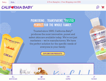 Tablet Screenshot of californiababy.com